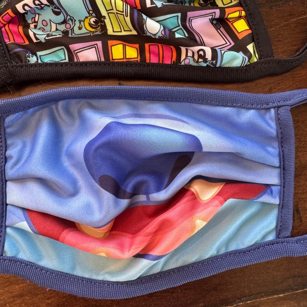 Disney & Pixar Blue and Black Cloth Face Mask